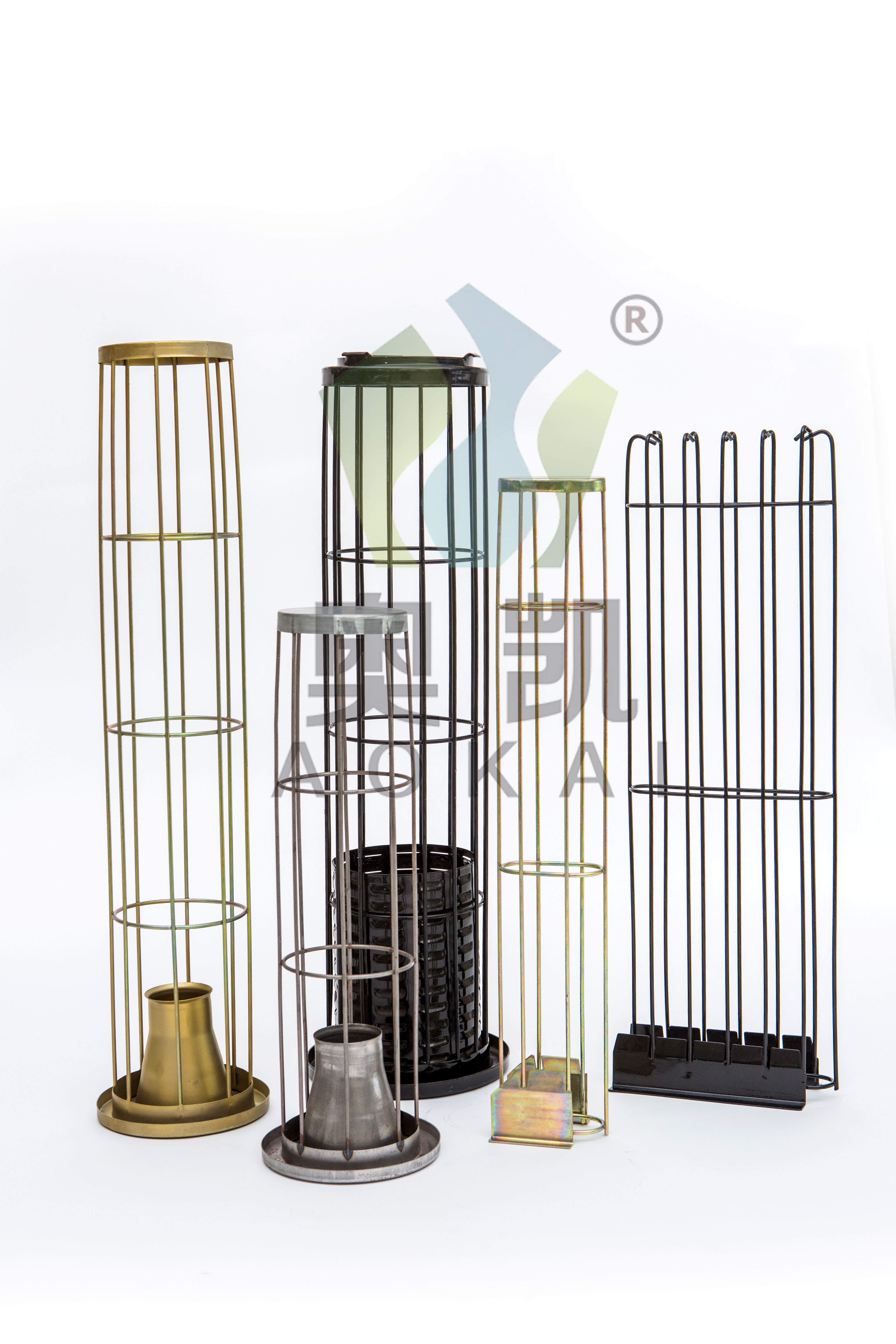 The after treatment of dust filter bag cages 
